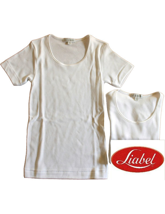 Picture of LIABEL- Underwear VESTS  Kids PURE cotton- WHITE
